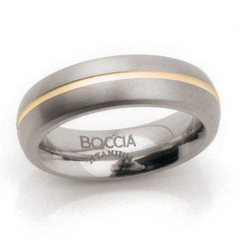 0102-03 Boccia Titanium Ring