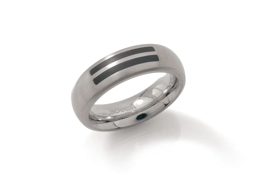 0102-12 Boccia Titanium Ring - Image 2