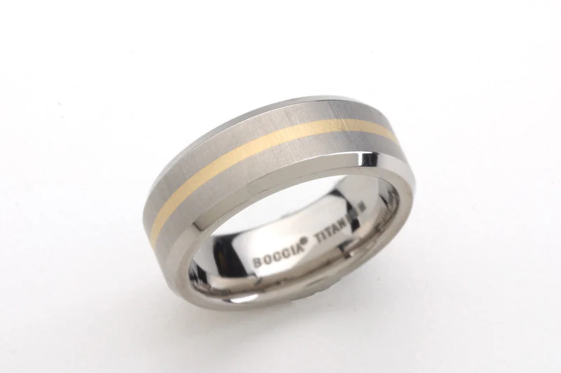 0108-01 Boccia Titanium Ring - Image 2