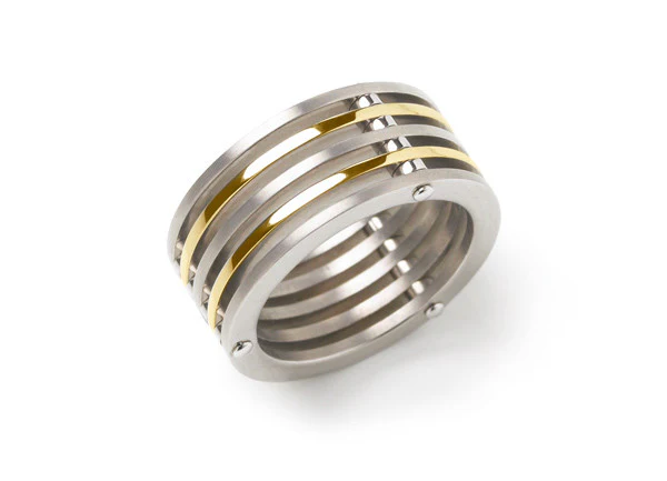 0125-02 Boccia Titanium Ring - Image 2