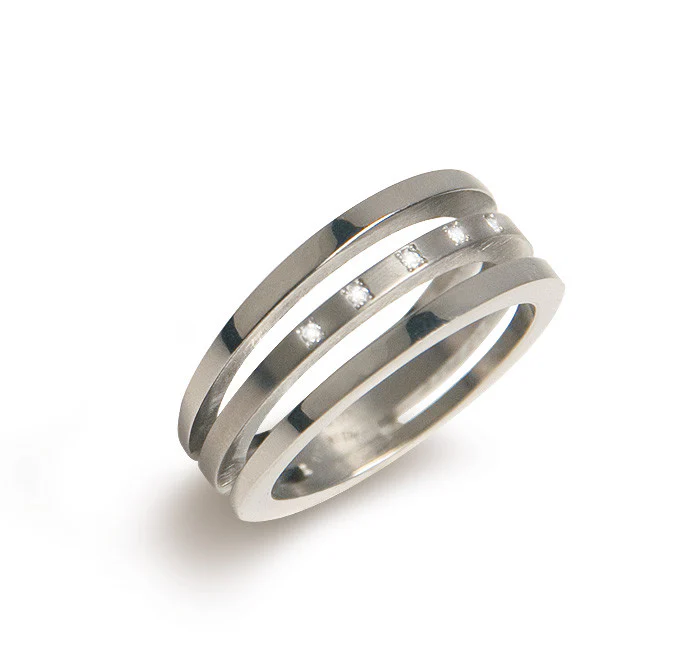0128-03 Boccia Titanium Ring - Image 2