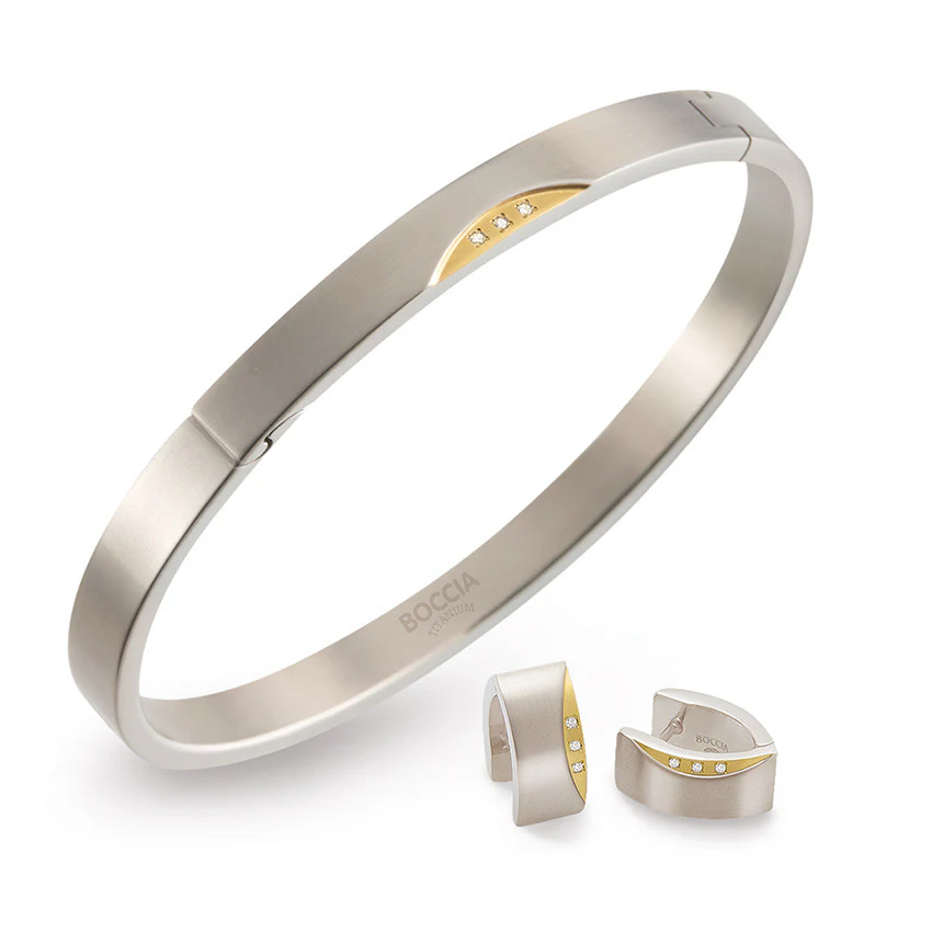 03006-03 Boccia Titanium Bangle Bracelet - Image 3