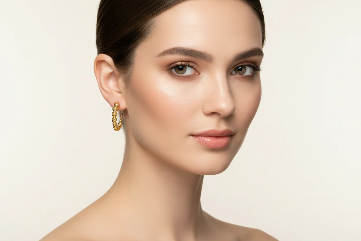 05067-02 Boccia Titanium Earrings - Image 2