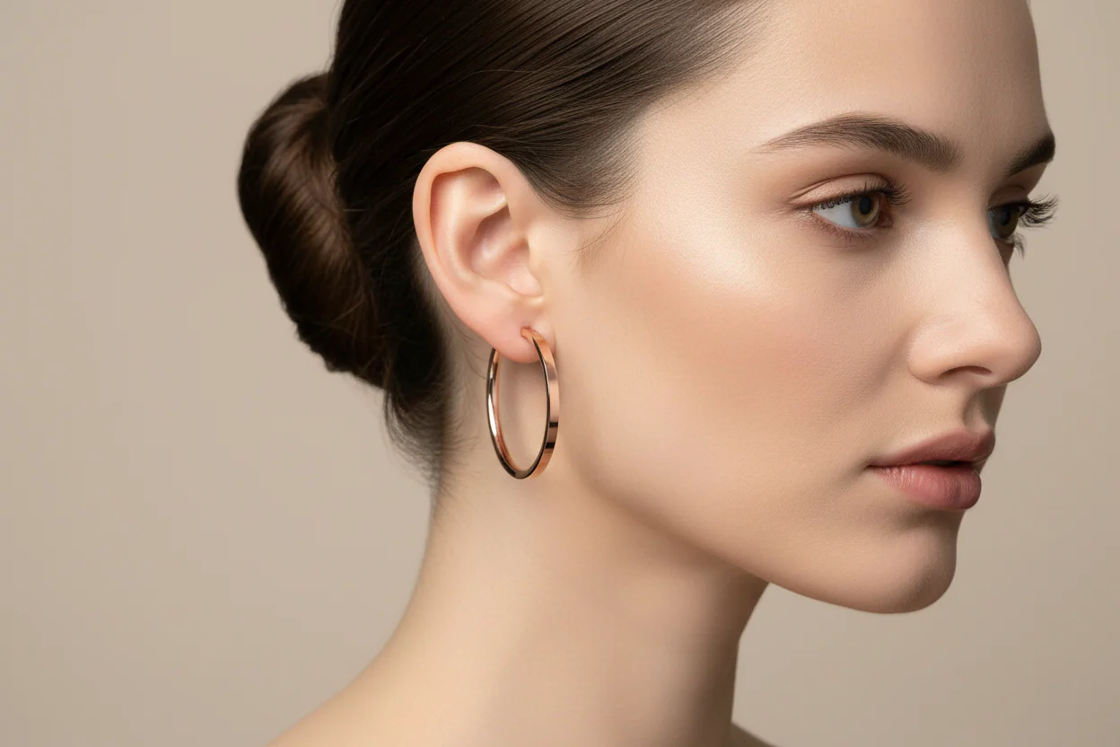 0508-10 Boccia Titanium Earrings - Image 2