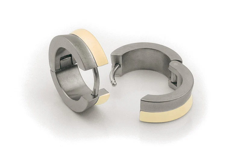 0511-01 Boccia Titanium Earrings - Image 2