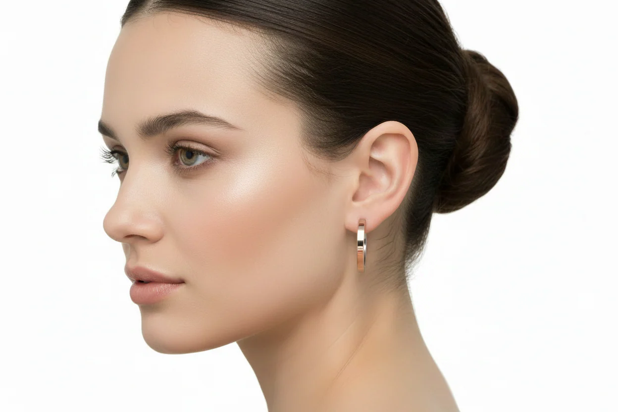 0517-08 Boccia Titanium Earrings - Image 3