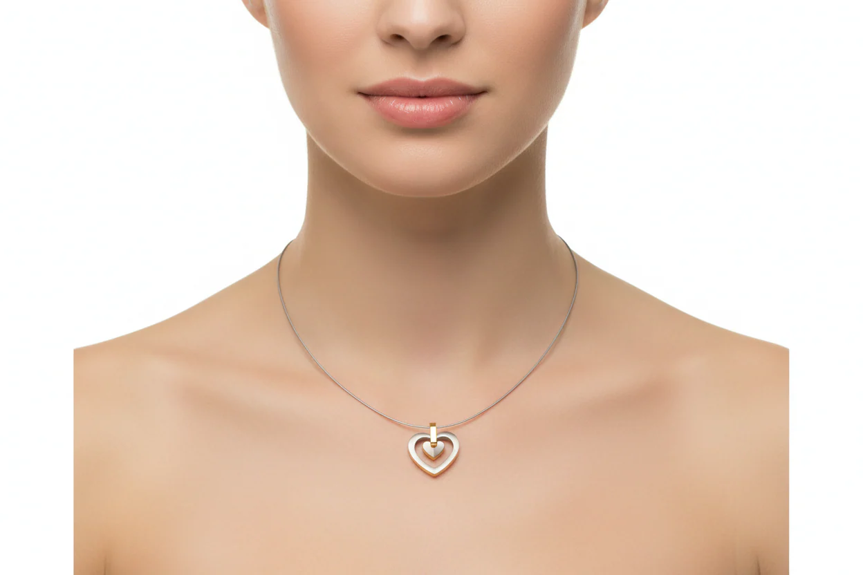 0728-02 Boccia Titanium Pendant  (choose chain separately) - Image 2
