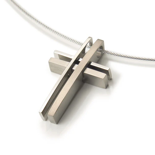 0733-02 Boccia Titanium Pendant  (choose chain separately) - Image 2