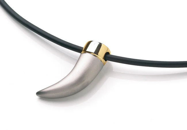 0735-02 Boccia Titanium Pendant  (choose chain separately) - Image 2