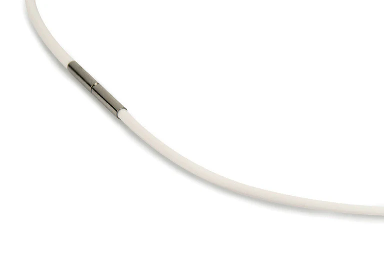 0801-02 Boccia Titanium White Rubber Chain - Image 2