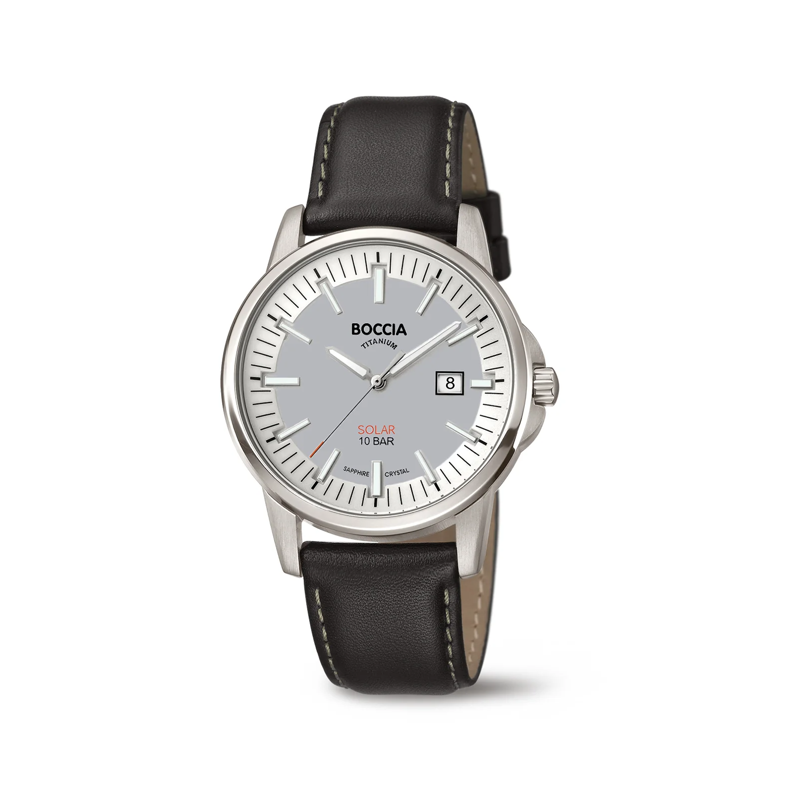3643-01 Mens Boccia Titanium Solar Powered Watch - Image 3