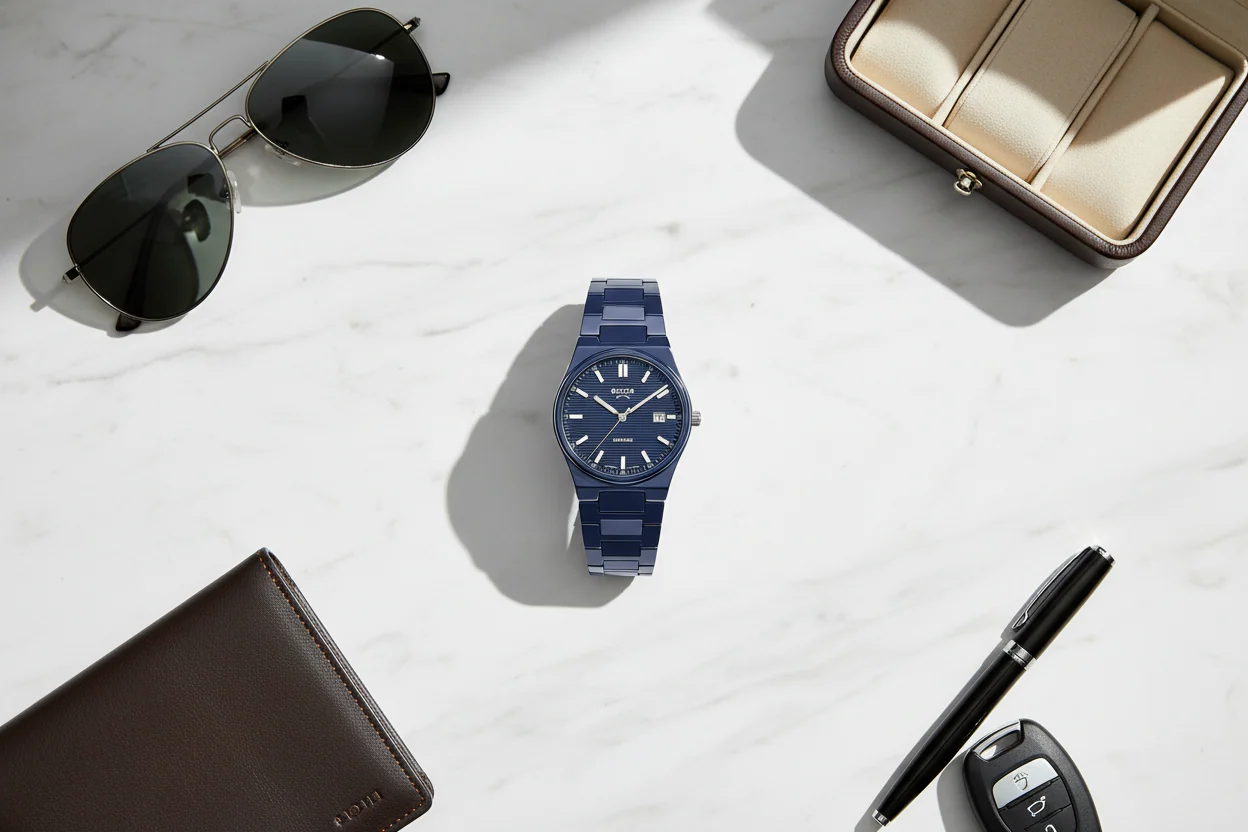 3675-02 Mens Boccia Titanium Watch - Image 3