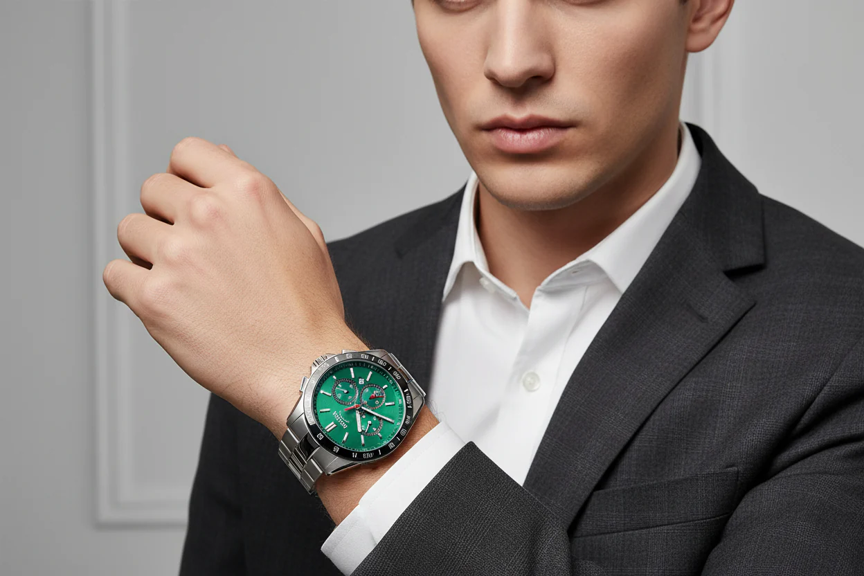 3733-02 Mens Boccia Titanium Watch - Image 2