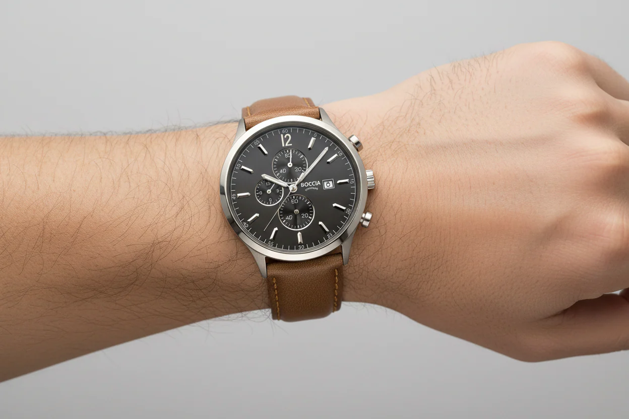 3753-04 Boccia Titanium Mens Watch - Image 2