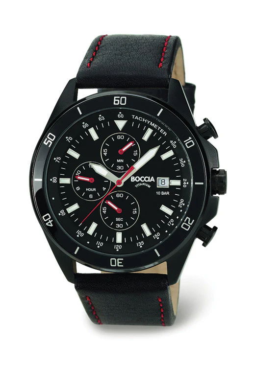 3762-04 Mens Boccia Titanium Chronograph Watch - Image 2