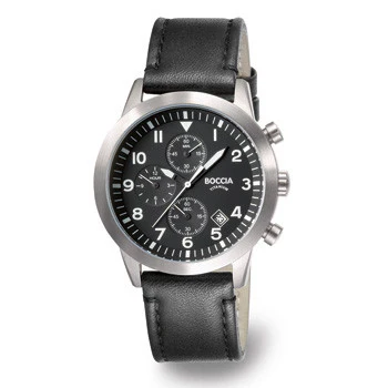 3772-01 Mens Boccia Titanium Chronograph Watch