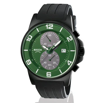 3777-14 MENS BOCCIA ID. TITANIUM WATCH