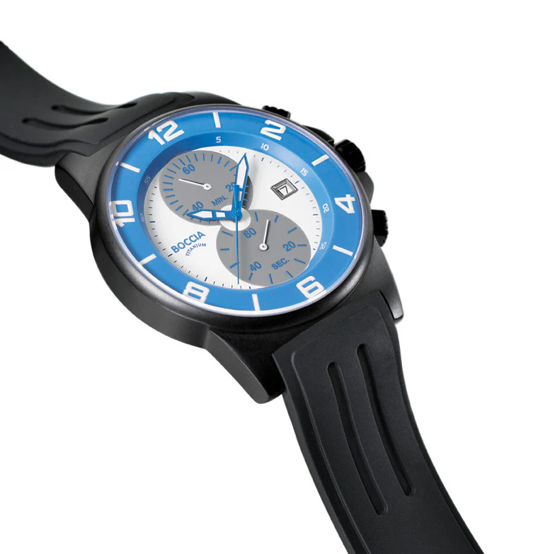 3777-22 Mens Boccia id. Titanium Watch - Image 3