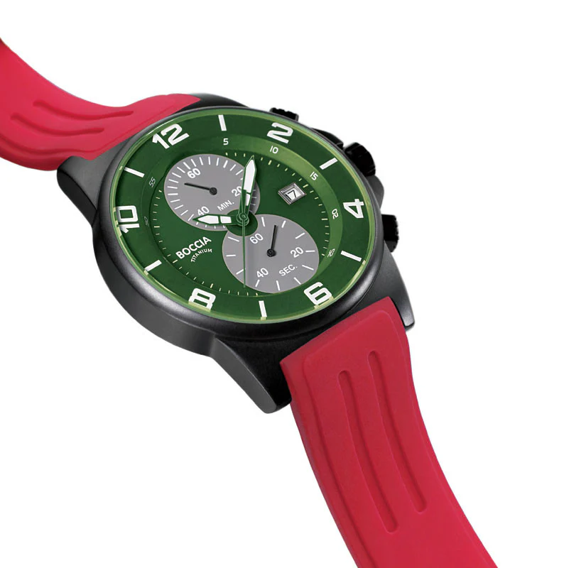 3777-25 Mens Boccia id. Titanium Watch - Image 3